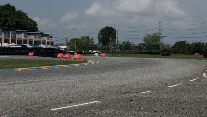 Bira Kart Circuit track during practice